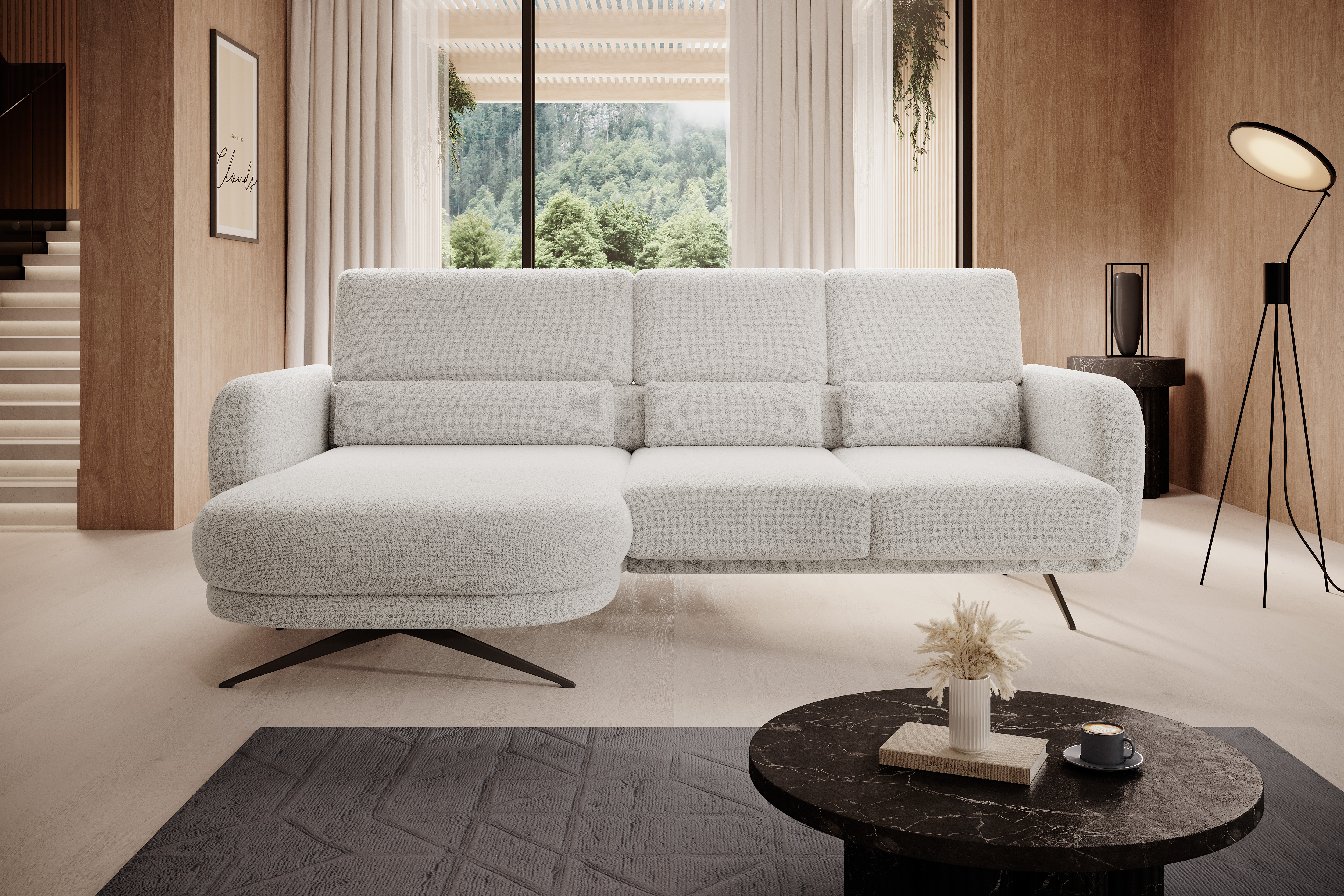 Ecksofa Ilusio Mini Now or Never 01 Dekor Relaxfunktion